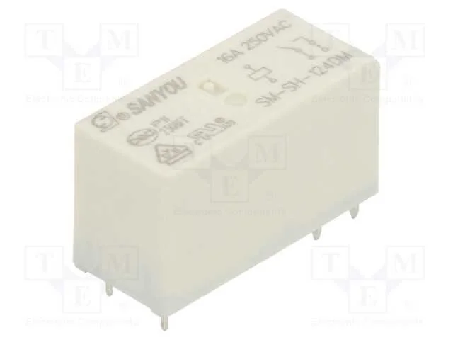 Relé: Eletromagnético, Spst-No, Ubobina : 24vdc, 16a/250vac, Tht