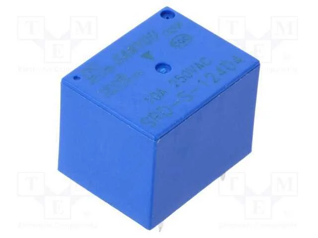 Relé: Eletromagnético, Spdt, Ubobina : 24vdc, Icontactos Max: 10a