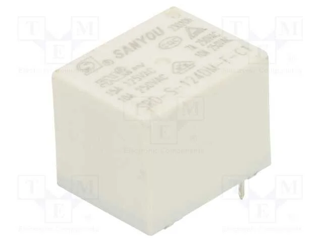 Relé: Eletromagnético, Spst-No, Ubobina : 24vdc, 10a/250vac, Tht