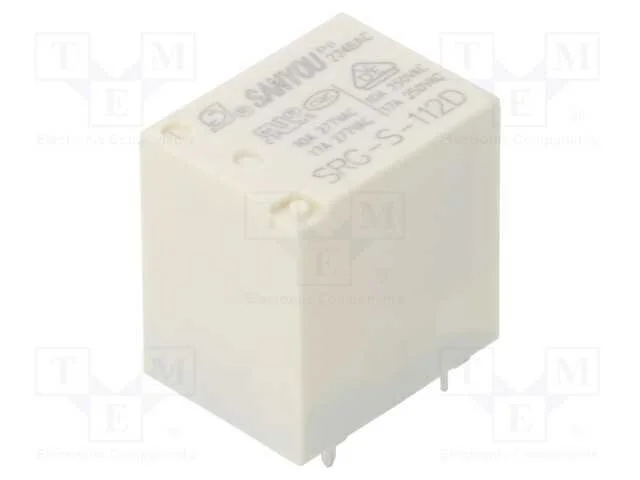 Relé: Eletromagnético, Spdt, Ubobina : 12vdc, Icontactos Max: 20a