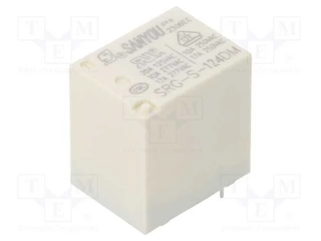 Relé: Eletromagnético, Spst-No, Ubobina : 24vdc, 17a/250vac, Tht