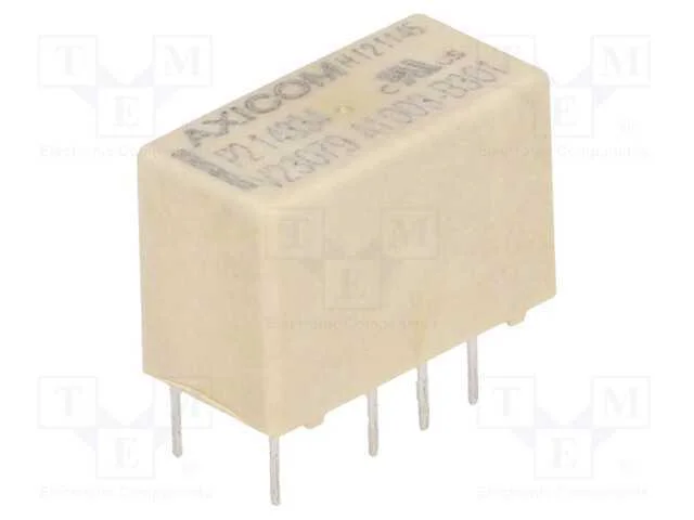 Relé: Eletromagnético, Dpdt, Ubobina : 12vdc, 2a, 0,5a/125vac, Tht