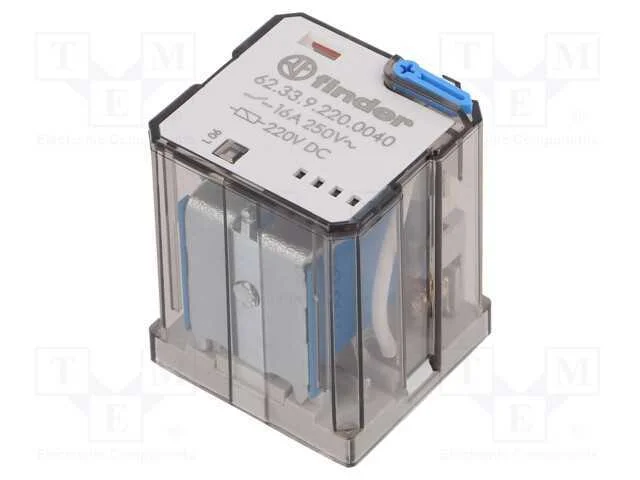 Relé: eletromagnético, 3PDT, 220VDC, Icontactos m.