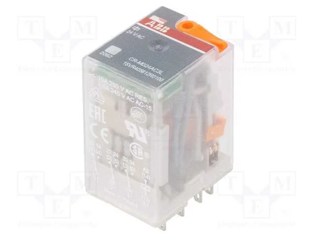 Rel&eacute;: Eletromagn&eacute;tico, 3pdt, Ubobina: 24vac, Icontactos Max: 10a
