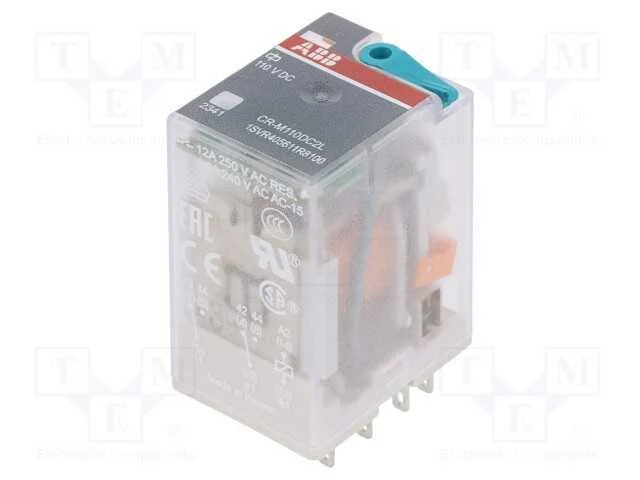 Relé: eletromagnético, DPDT, Ubobina : 110VDC, Ic.