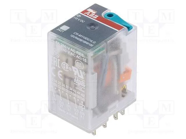 Relé: eletromagnético, 4PDT, Ubobina : 110VDC, Ic.