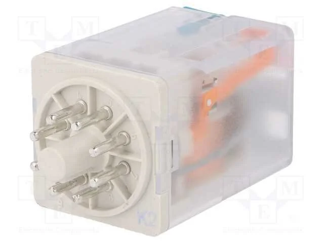 Relé: eletromagnético, DPDT, Ubobina : 220VDC, Ic.