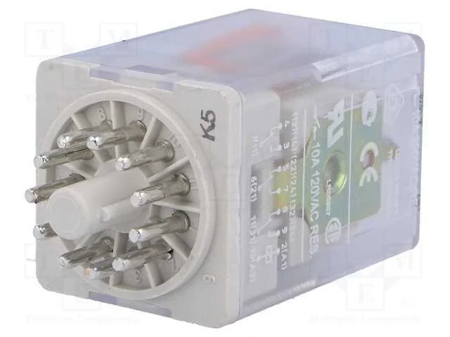 Rel&eacute;: Eletromagn&eacute;tico, 3pdt, Ubobina : 12vdc, Icontactos Max: 20a
