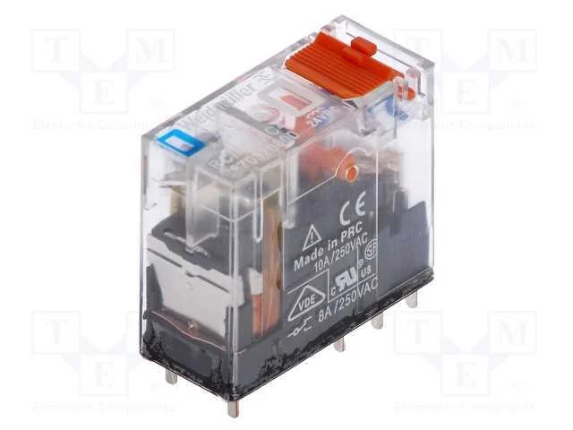 Relé: eletromagnético, DPDT, 24VDC, Icontactos ma.