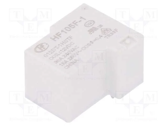 Relé: Eletromagnético, Spst-No, Ubobina : 12vdc, 40a, Pcb, 7,2kva