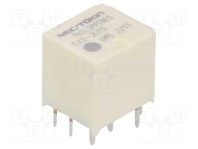 Relé eletromagnético SPDT x2 Ubobina 12VDC 30A pcb