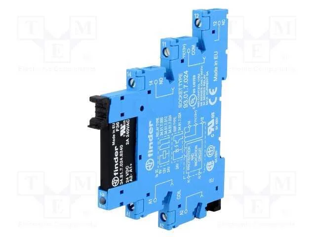 Relé: de Interface, Spst-No, Ubobina : 24vdc, 2a, 2a/240vac, Ip20