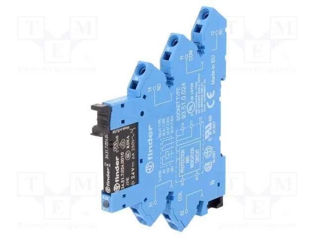 Relé: de Interface, Spdt, Ubobina : 24vdc, Ubobina: 24vac, 6a, Ip20