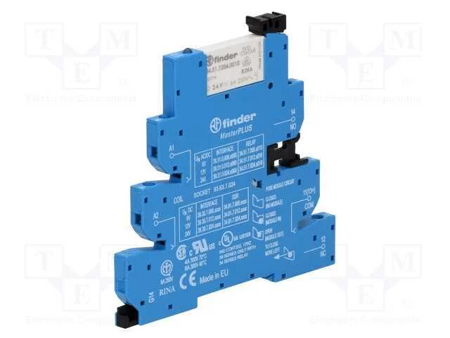Relé: de Interface, Spdt, Ubobina : 24vdc, Ubobina: 24vac, 6a