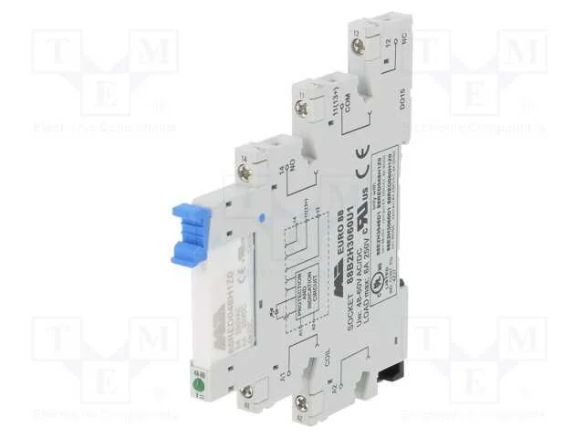 Relé: de Interface, Spdt, Ubobina : 48vdc, 6a, 6a/250vac, 6a/30vdc