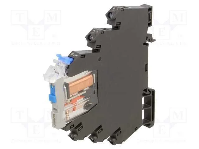 Relé: de Interface, Spdt, Ubobina : 24vdc, 6a, 6a/250vac, 6a/30vdc