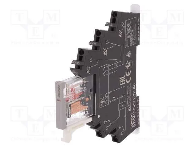 Relé: de interface, SPDT, Ubobina: 230VAC, 6A, 6A.