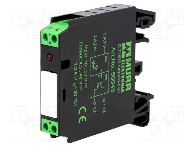 Relé: de Interface, Ubobina : 24vdc, Transístor, Ucom: 4,5÷53vdc