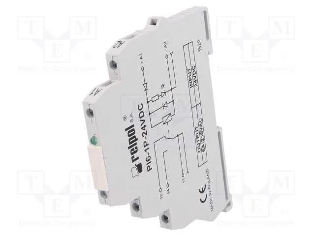 Relé: de Interface, Spdt, Ubobina : 24vdc, 6a, Spdt, 6a/230vac