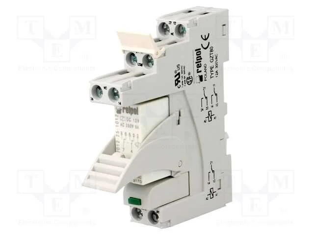 Relé: de Interface, Dpdt, Ubobina : 12vdc, 8a, 8a/230vac, 8a/24vdc