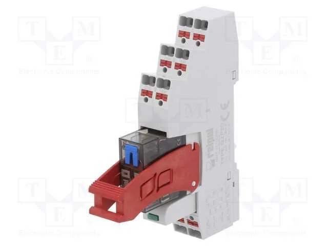 Relé: de Interface, Dpdt, Ubobina : 24vdc, 8a, 8a/250vac, 8a/24vdc
