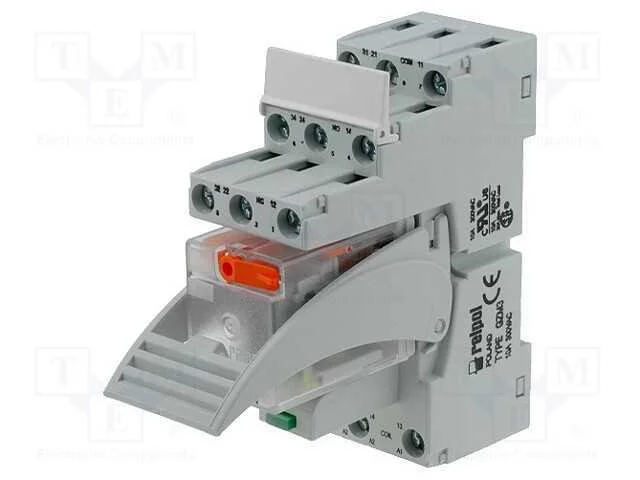 Relé: de Interface, 3pdt, Ubobina : 24vdc, 10a, 10a/250vac