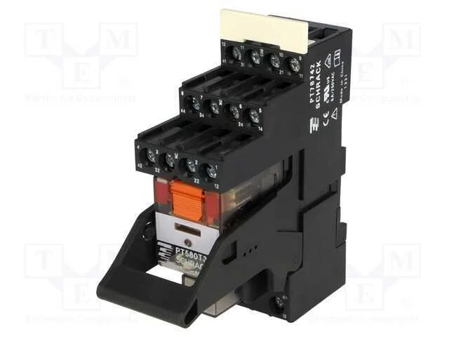 Relé: de interface, 4PDT, Ubobina: 230VAC, 6A, 6A.
