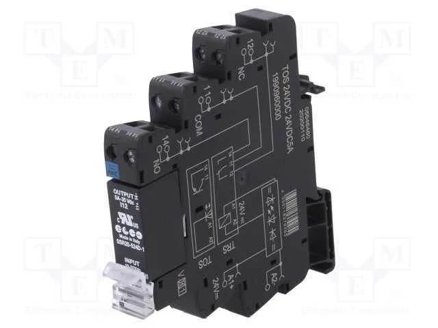 Relé: de Interface, Spst-No, Ucoma: 19,2÷28,8vdc, 5a, Ucom: 3÷33vdc
