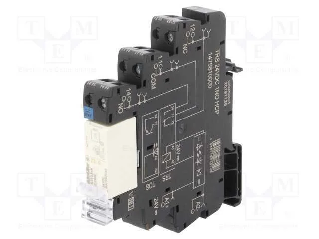 Relé: de Interface, Spdt, Ubobina : 24vdc, Ucoma: 19,2÷28,8vdc, 16a