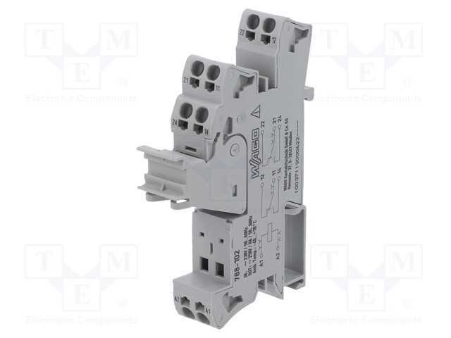 Base, 8a, 300vac, para Trilho Din, -40÷70c, 86x54x15mm, 30,7g