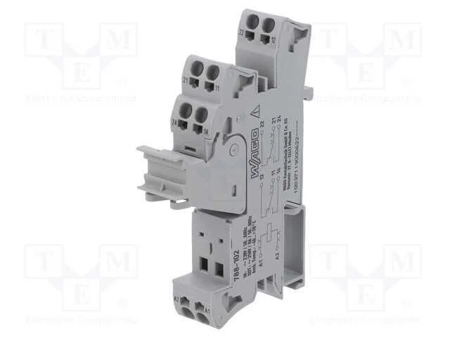 Base, 8A, 300VAC, para trilho DIN, -40÷70C, 86x54.