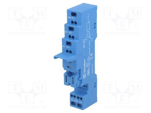 Base, PIN: 5, 10A, 250VAC, 097.01,097.71, para tr.