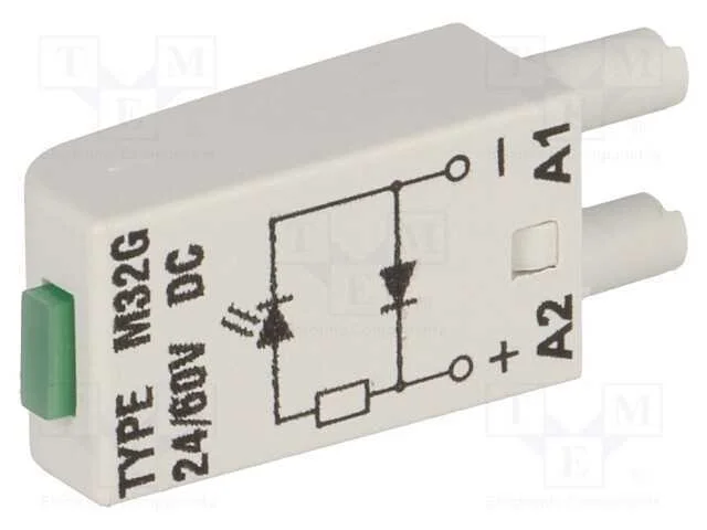 Módulo de proteção, base, Sinalização: LED, Cor: .