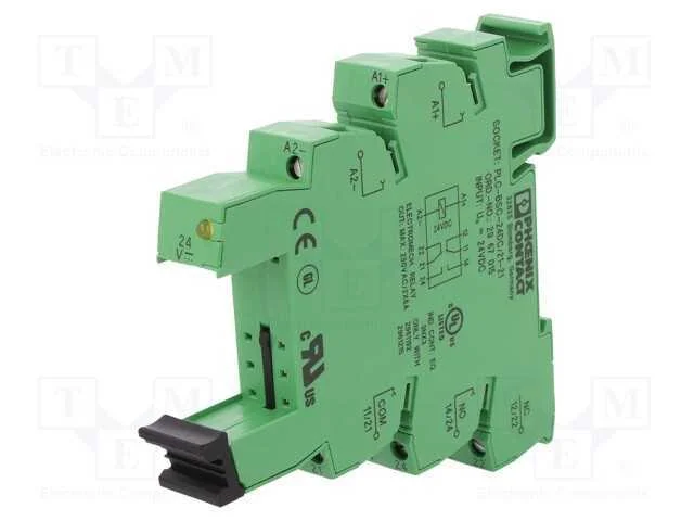Base, PIN: 8, REL-MR-24DC/2121AU, para trilho DIN.