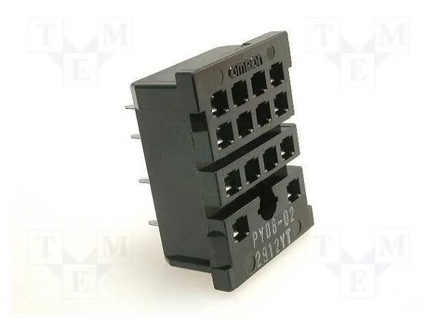 Base, PIN: 8, 10A, 250VAC, H: 12mm, W: 22mm, H3YN.