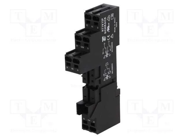Base, PIN: 8, 16A, 240VAC, H: 48,3mm, W: 15,8mm, .