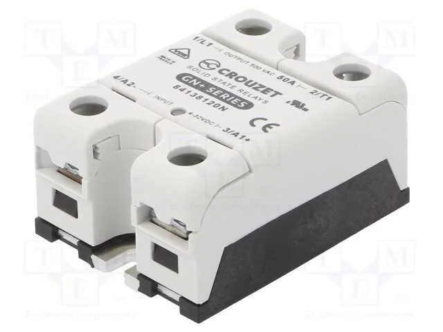 Relé: Semicondutores, Ucoma: 4÷32vdc, 50a, 24÷500vac, -40÷80c