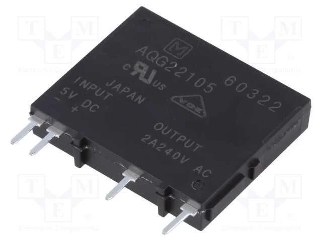 Relé: Semicondutores, Ucoma: 4÷6vdc, 2a, 75÷264va.