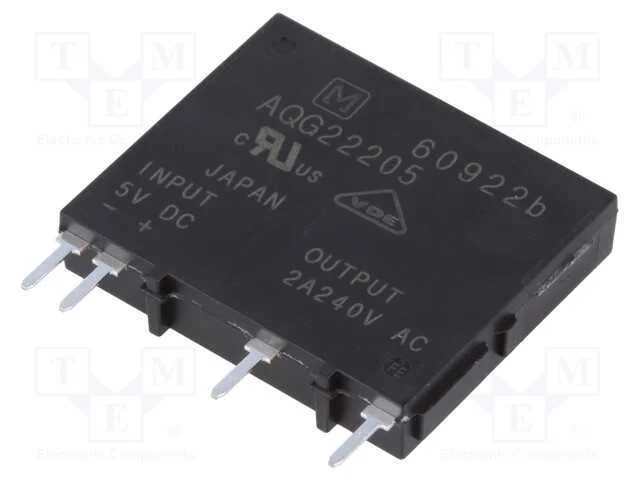 Relé: Semicondutores, Ucoma: 4÷6vdc, 2a, 75÷264vac, Pcb,Tht
