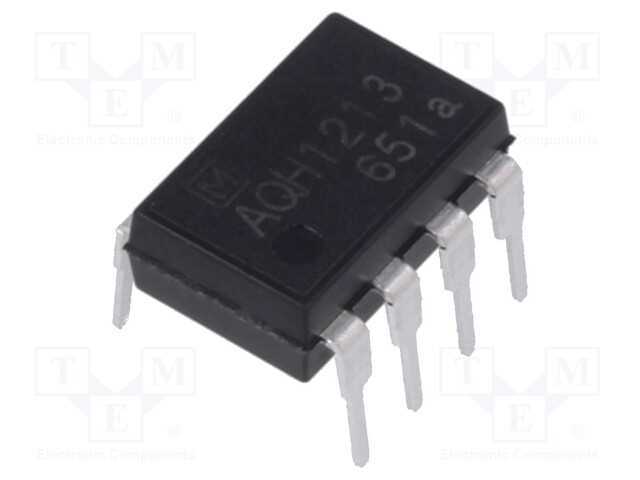 Relé: Semicondutores, Ucoma: 6vdc, Icoma: 50ma, 600ma, Max.600vac