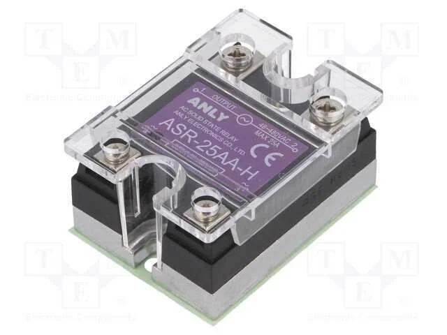 Relé: Semicondutores, Ucom: 80÷280vac, 25a, 48÷480vac, Série: Asr