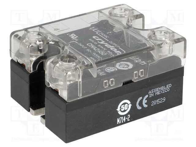Relé: Semicondutores, Ucoma: 3÷32vdc, 125a, 24÷280vac, -40÷80c