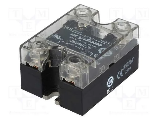 Relé: Semicondutores, Ucoma: 4÷32vdc, 125a, 48÷660vac, Roscado