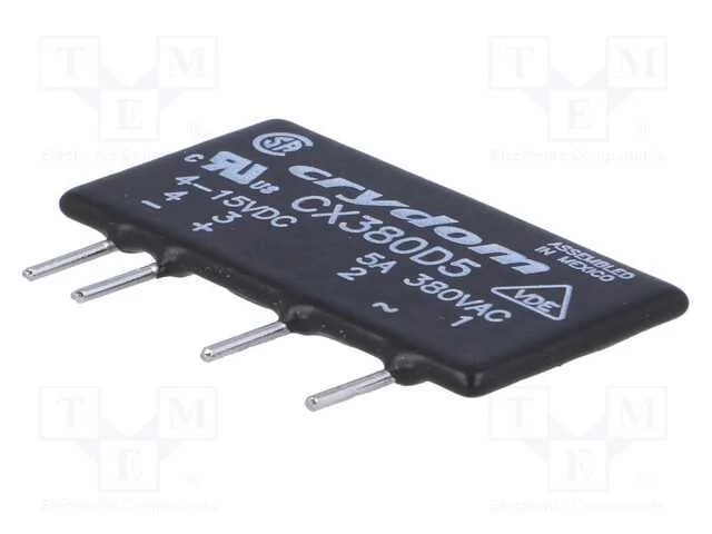 Relé: Semicondutores, Ucoma: 4÷15vdc, 5a, 48÷530vac, Tht, Sip