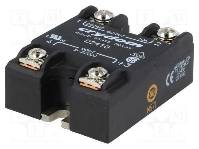Relé: Semicondutores, Ucoma: 3÷32vdc, 50a, 24÷280vac, -40÷80c