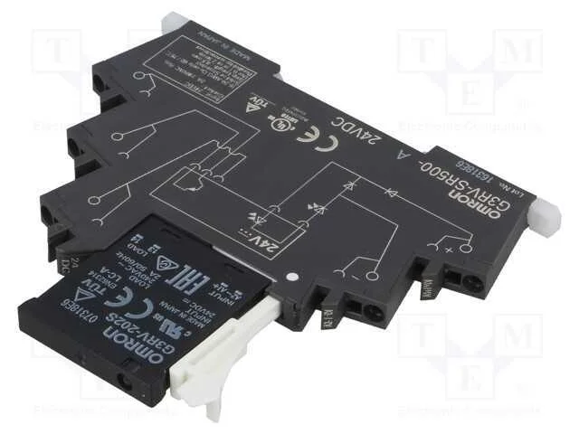 Relé: Semicondutores, Ucoma: 21,6÷26,4vdc, 2a, 75÷264vac, -30÷55c