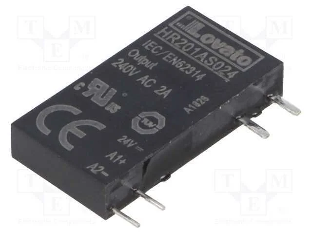 Relé: Semicondutores, Ucoma: 24vdc, 2a, 24÷280vac, Versão: 1-Fásico