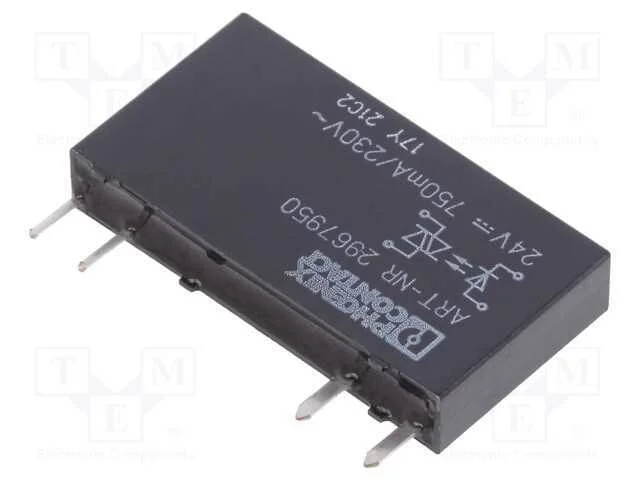 Relé: semicondutores, Ucoma: 19,2÷28,8VDC, 750mA,.