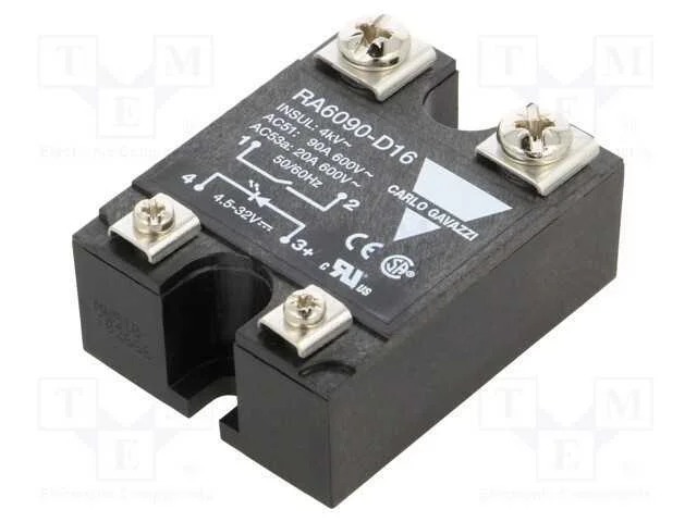 Relé: semicondutores, Ucoma: 4,5÷32VDC, 90A, 24÷6.