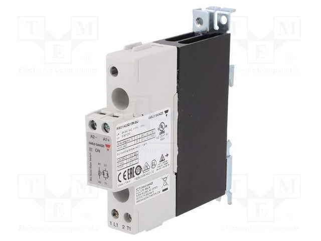Relé: Semicondutores, Ucoma: 3÷32vdc, 20a, 24÷240vac, -40÷80c